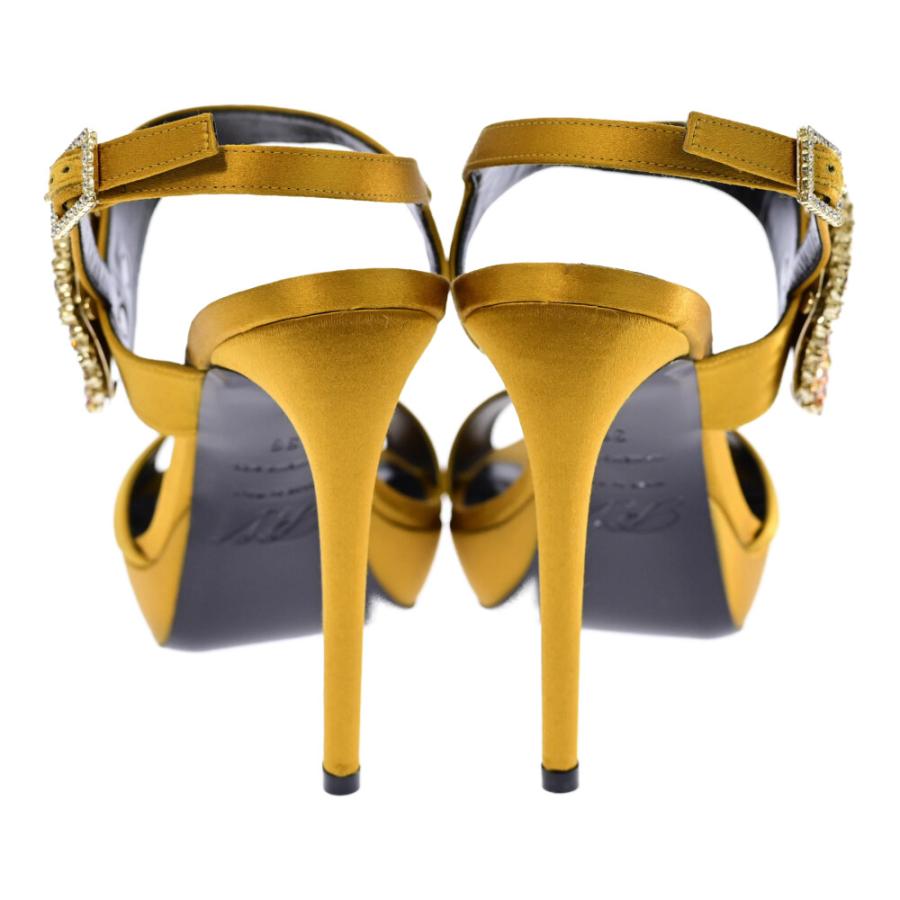 新品　ロジェヴィヴィエ　ビジューバックル　ハイヒール　パンプス　サンダル　36 Roger Vivier ロジェヴィヴィエ ビジューバックル サテン ヒール