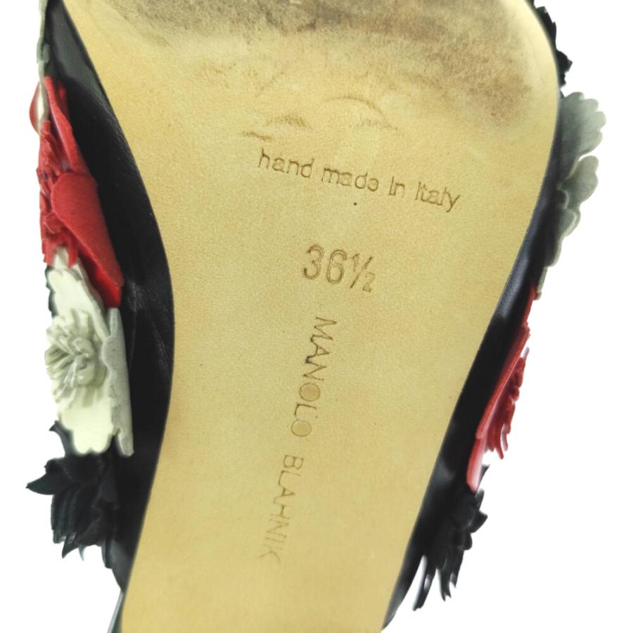 MANOLO BLAHNIK ブラックミュール　35 MANOLO BLAHNIK ブラックミュール 35 MANOLO BLAHNIK ブラックミュール