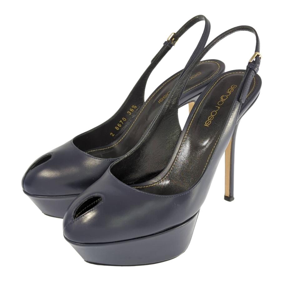 新品Sergio Rossi セルジオロッシ ストラップ サンダル ピンヒール