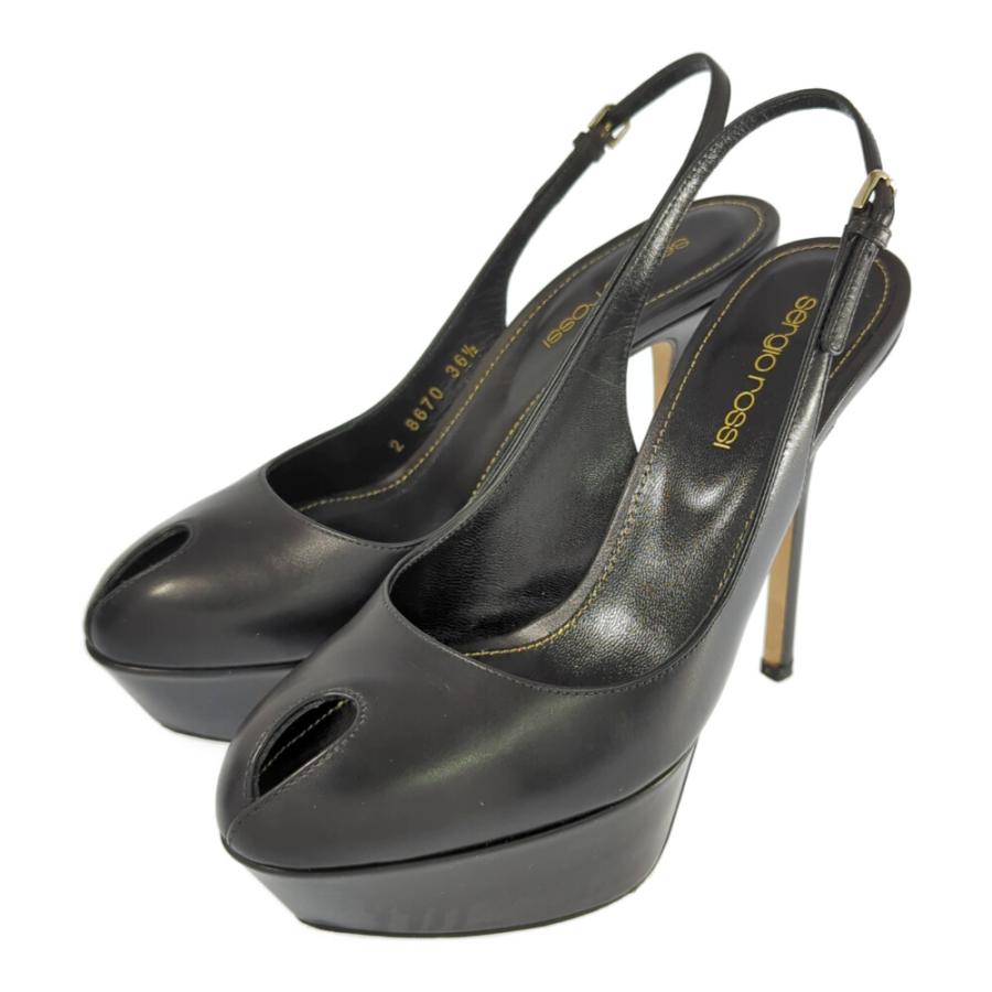 Sergio Rossi セルジオロッシ スリングバック パンプス Sergio rossi（セルジオロッシ） カーフ スリングバック ストラップ