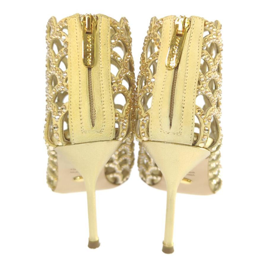 Kewpie♡美品♡Sr1 セルジオロッシスワロフスキー サンダル Sergio rossi sergio セルジオロッシ PELLE ROYAL