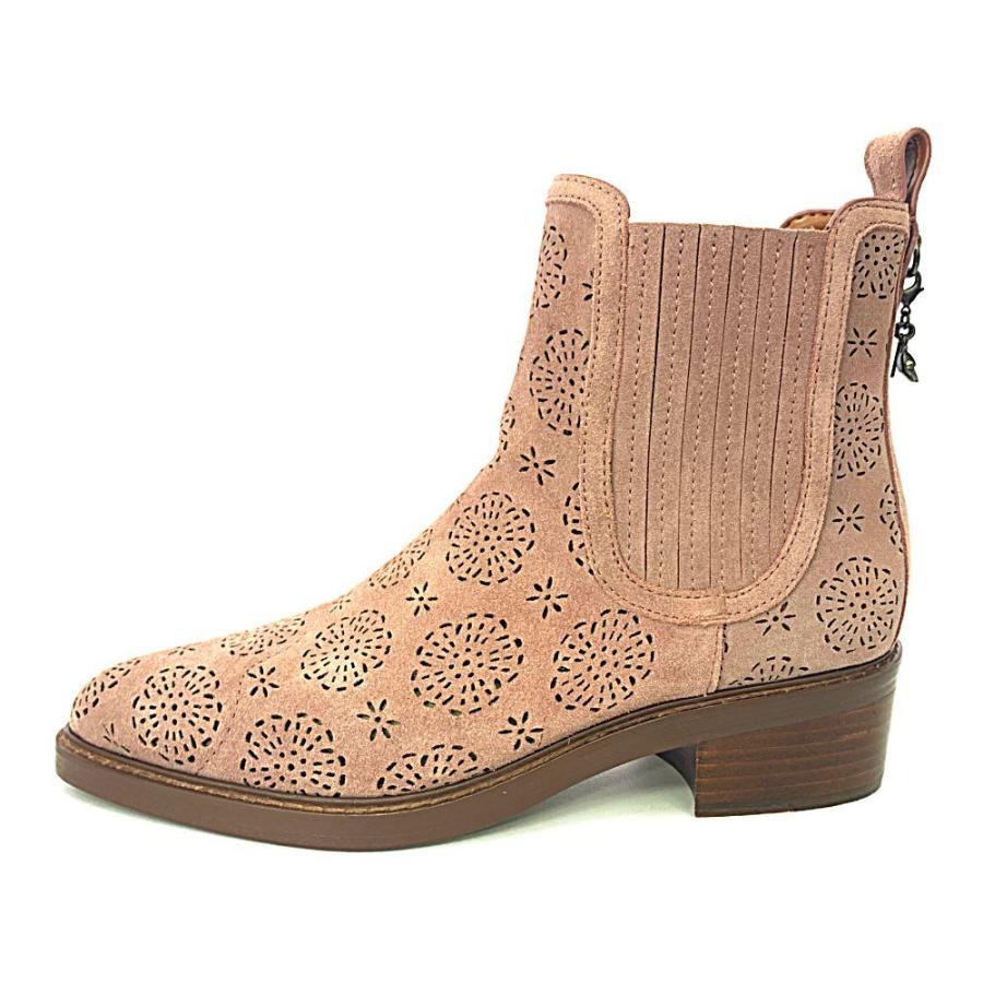 COACH（コーチ） 美品 フローラルカットワーク・スエードレザー