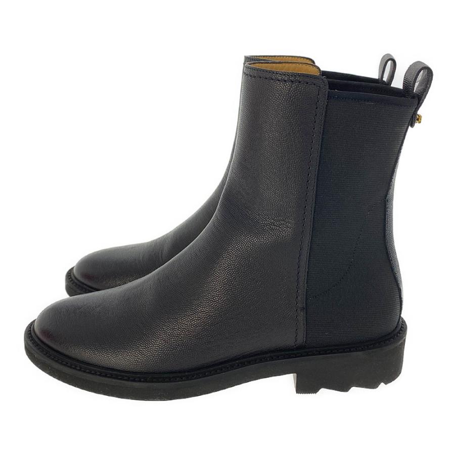 【美品】フェラガモ　サイドゴア　ショートブーツ サルヴァトーレフェラガモ FAZIO・レザーサイドゴアブーツ