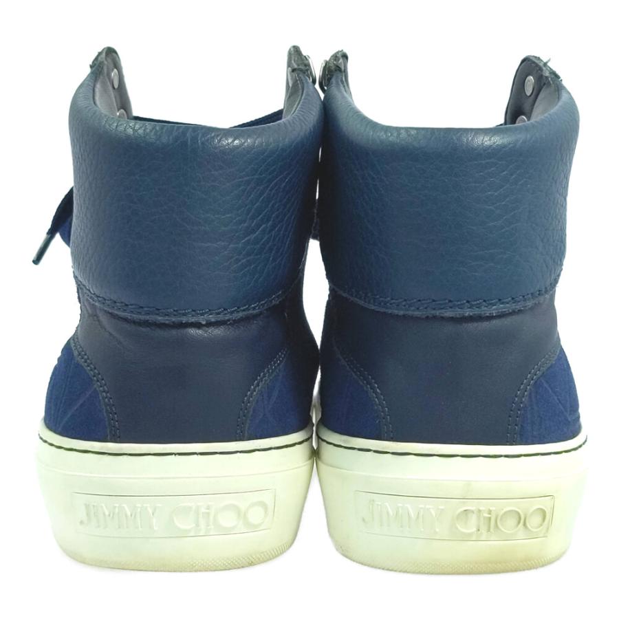 JIMMY CHOO ジミーチュウ スエードレザー デザインステッチ ハイカット 