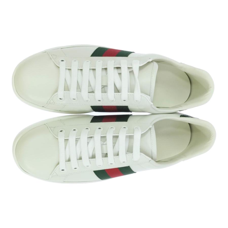 GUCCI グッチ エース・ウェブ ストライプ スニーカー靴/757892/UK 7 