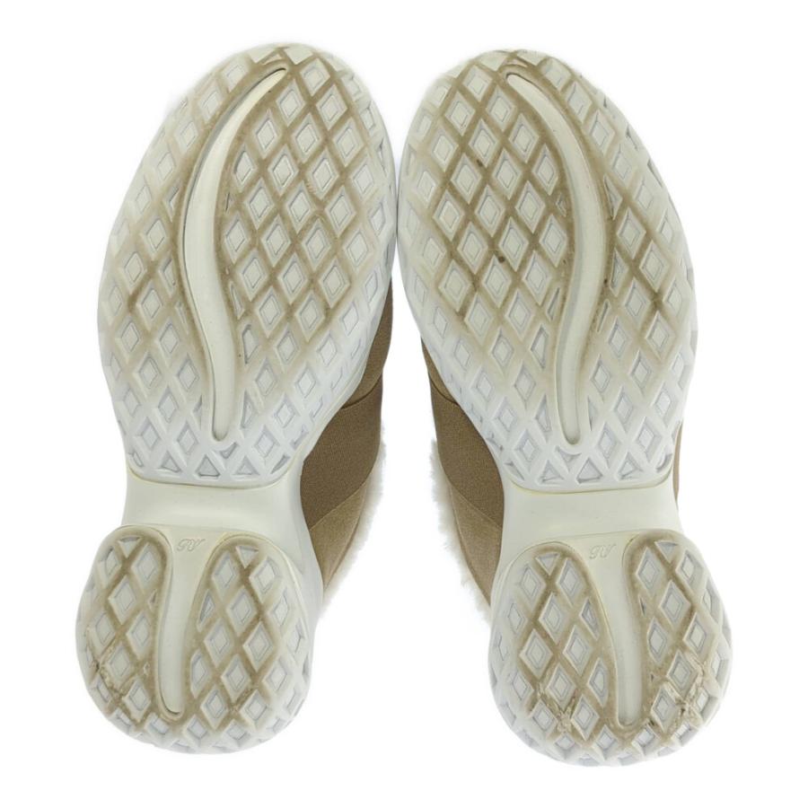 Roger Vivier ロジェヴィヴィエ ムートン ベージュ クリスタル Roger Vivier ロジェヴィヴィエ ムートン ベージュ クリスタル