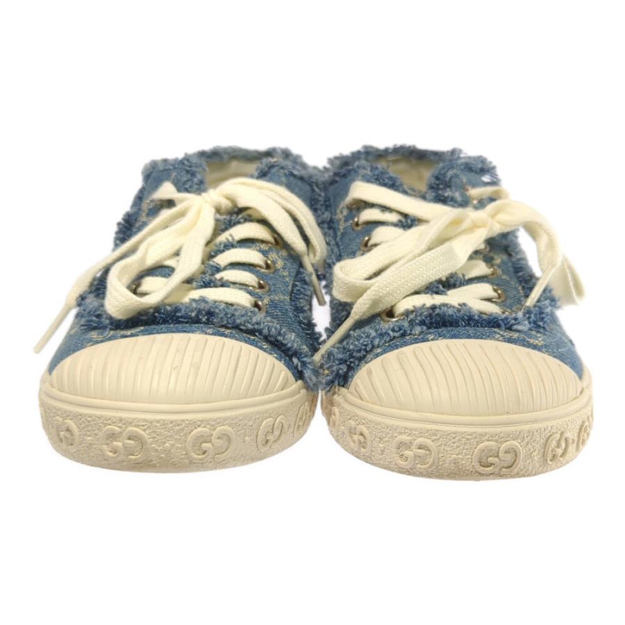 GUCCI（グッチ） ロゴ 24SS GGパターン デニム スニーカー 靴/784213