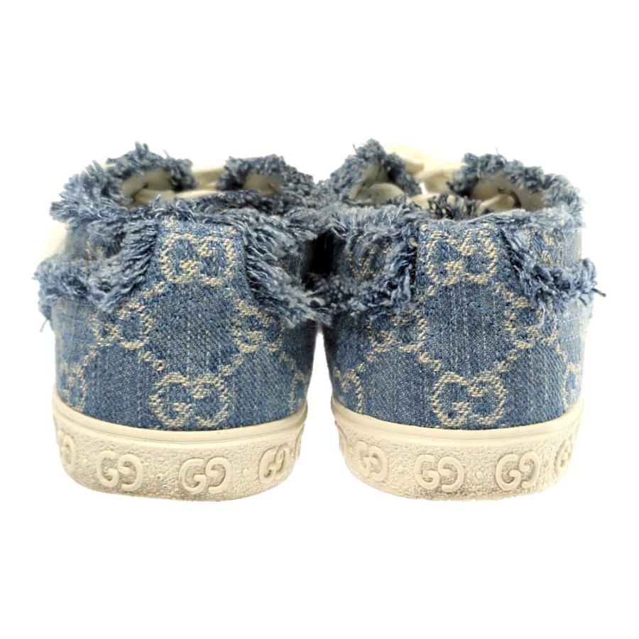 GUCCI（グッチ） ロゴ 24SS GGパターン デニム スニーカー 靴/784213