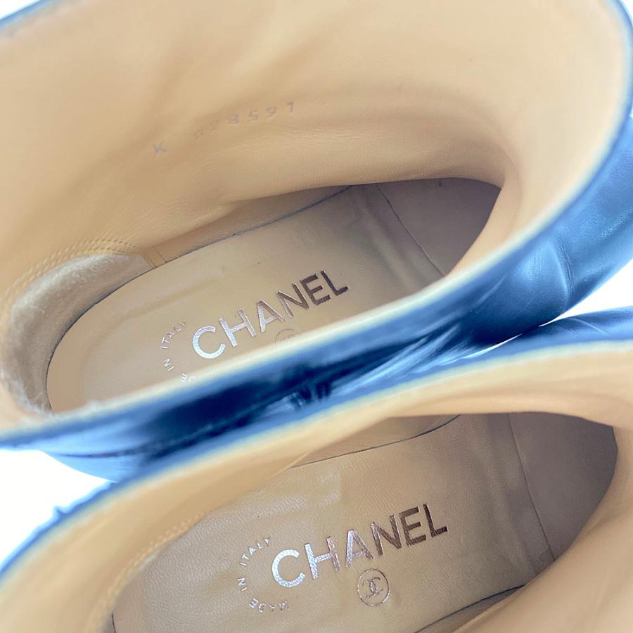 CHANEL（シャネル） ココマークレザーショートブーツ 靴/G28591/35
