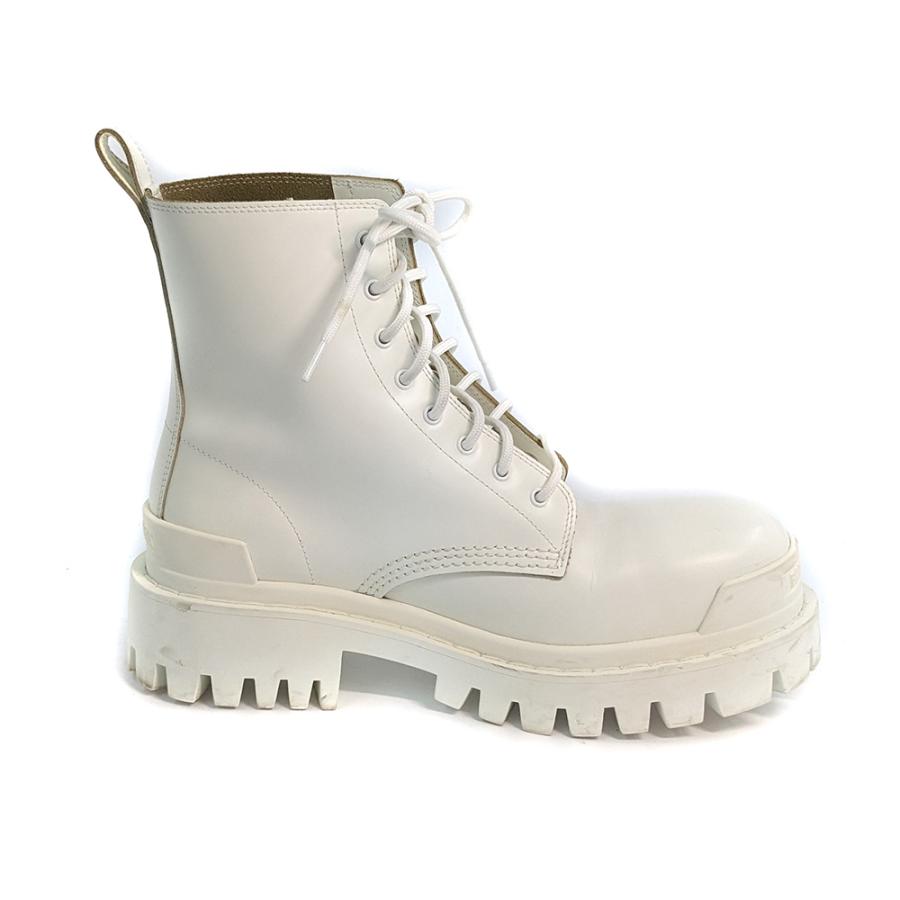 BALENCIAGA バレンシアガ Strike Lace-up レザーショートブーツ BALENCIAGA バレンシアガ Strike Lace-up レザーショートブーツ