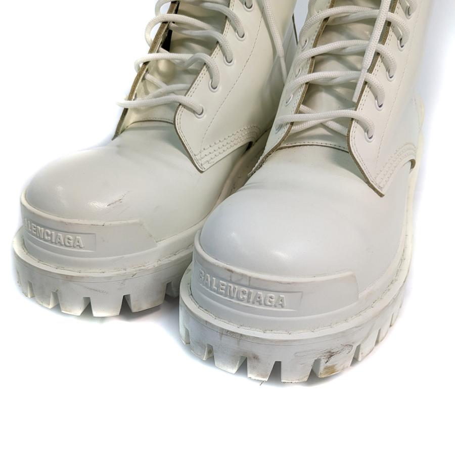 BALENCIAGA バレンシアガ Strike Lace-up レザーショートブーツ BALENCIAGA バレンシアガ Strike Lace-up レザーショートブーツ