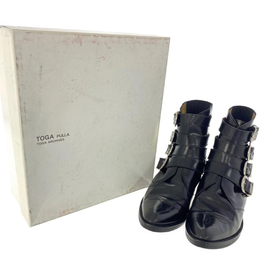 TOGA PULLA トーガプルラ ブーツ ブラック 39