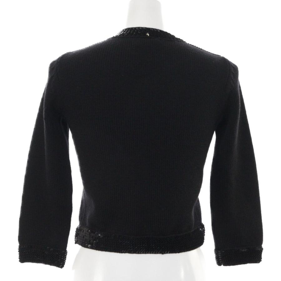 CHANEL シャネル ニットカーディガントップス スパンコール CHANEL シャネル ニットカーディガントップス スパンコール