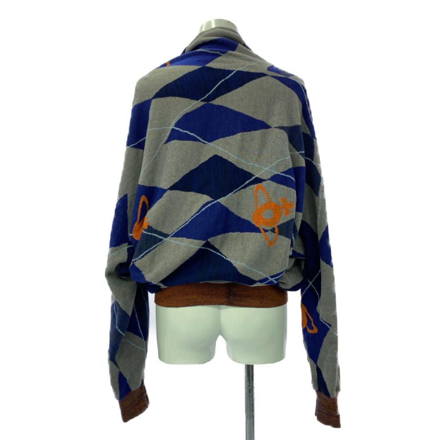 ヴィヴィアンウエストウッド 20AW ハーレクイン柄 ドレープ  