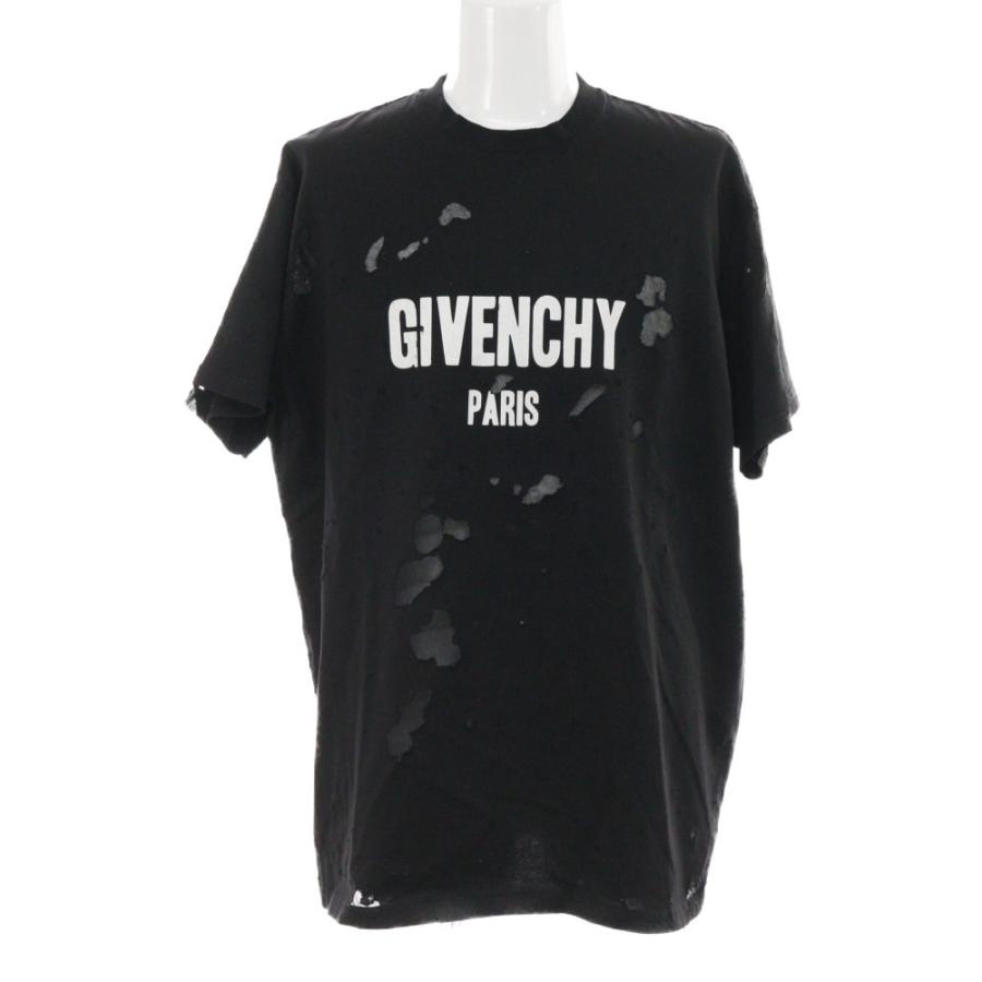 ジバンシー(ジバンシィ) 半袖・Tシャツトップス デストロイロゴ 