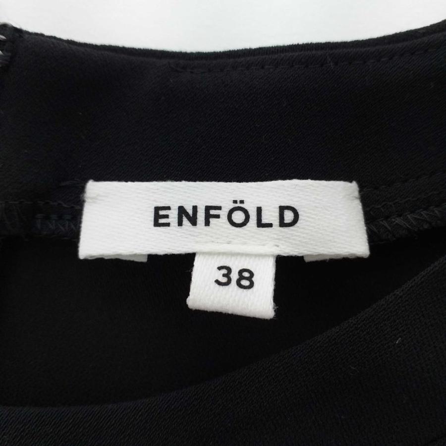 ENFOLD 超美品・エンフォルド 長袖・クルーネック・カットソートップス 