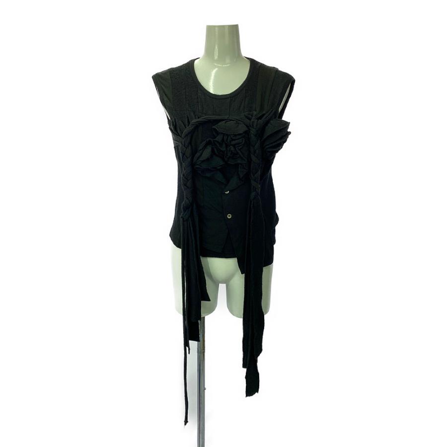 トリココムデギャルソン 三つ編み切替カットソー・Tシャツ