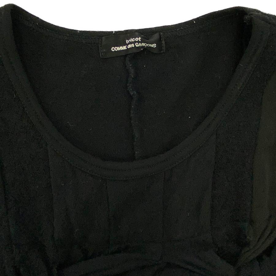 トリココムデギャルソン 三つ編み切替カットソー・Tシャツ