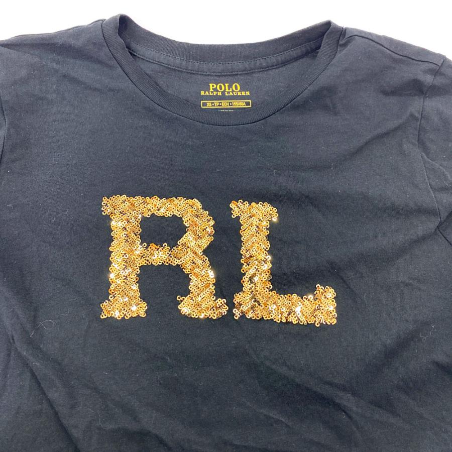 ポロラルフローレン スパンコール刺繍カットソー・Tシャツトップス/XS 