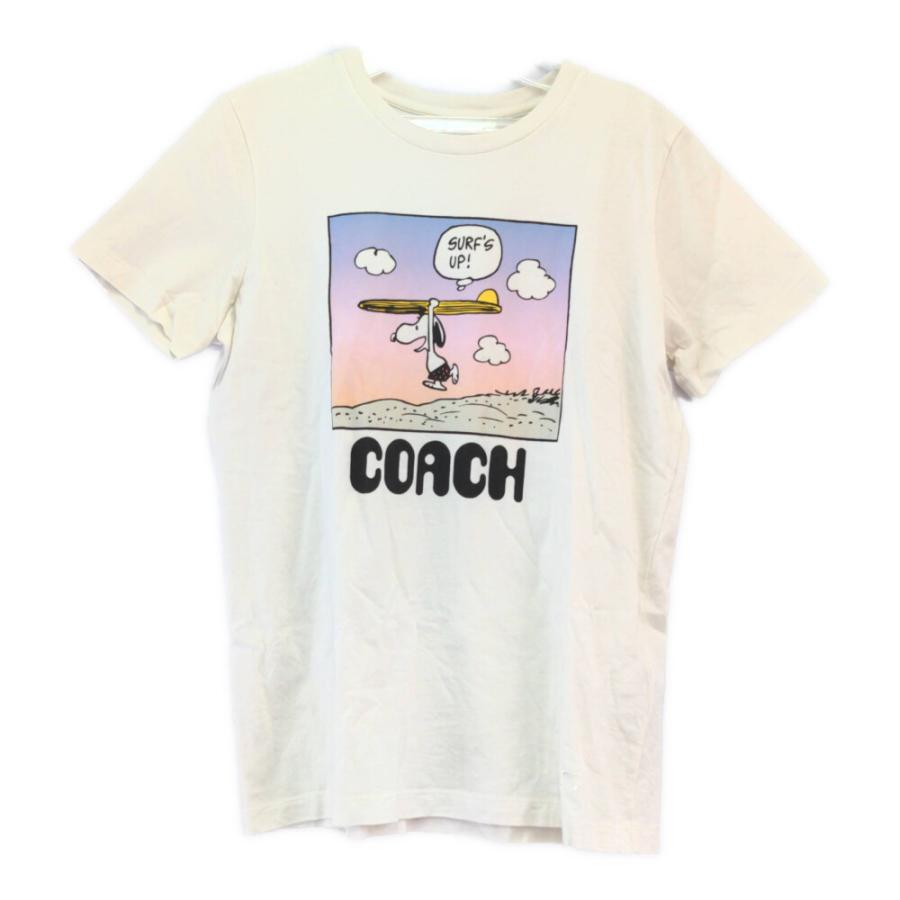 コーチ × ピーナッツ Tシャツ カットソー 半袖 マルチカラー オフホワイト COACH - コーチ × ピーナッツ Tシャツ カットソー 半袖 マルチカラー