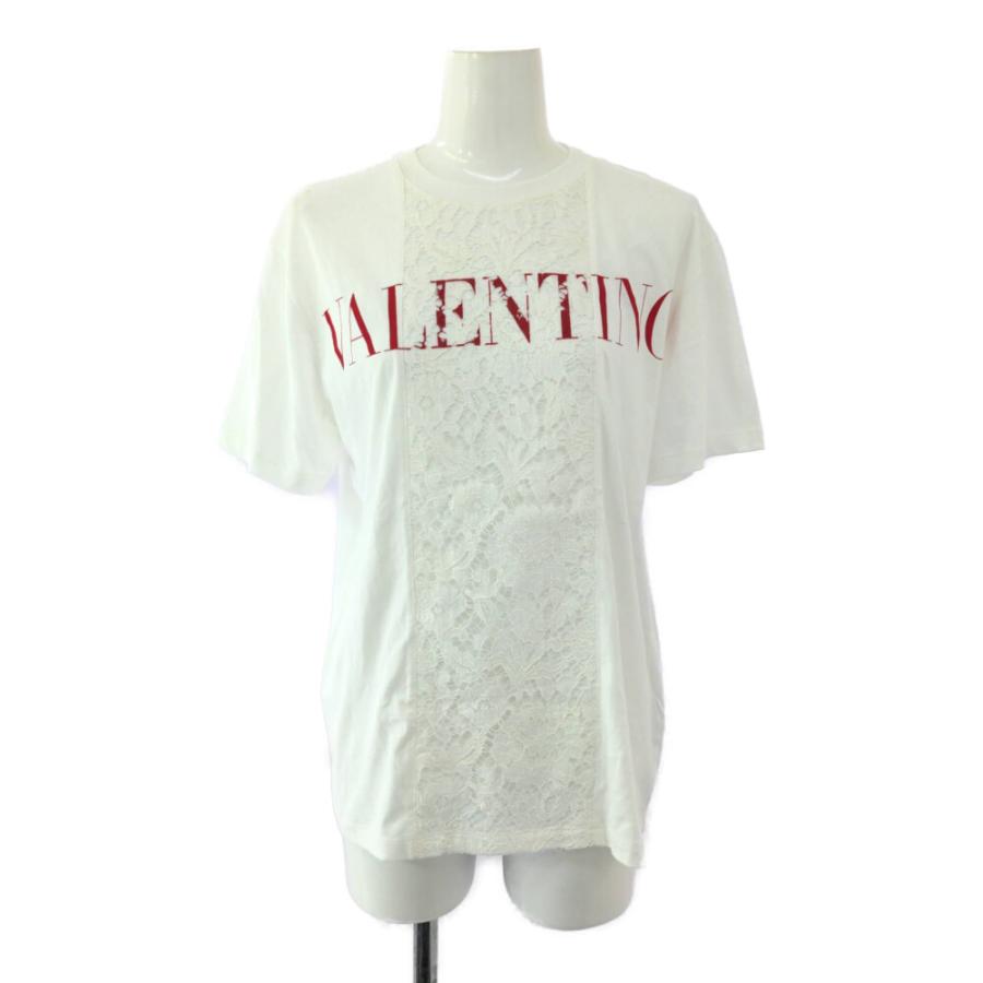 まちゃ様VALENTINO 総レースロゴプリントTシャツ