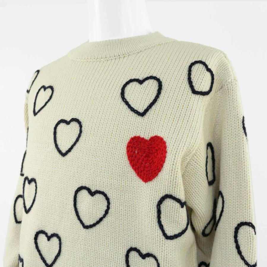 Chah Chah チャーチャー HEARTFUL EMBROIDERY ニット