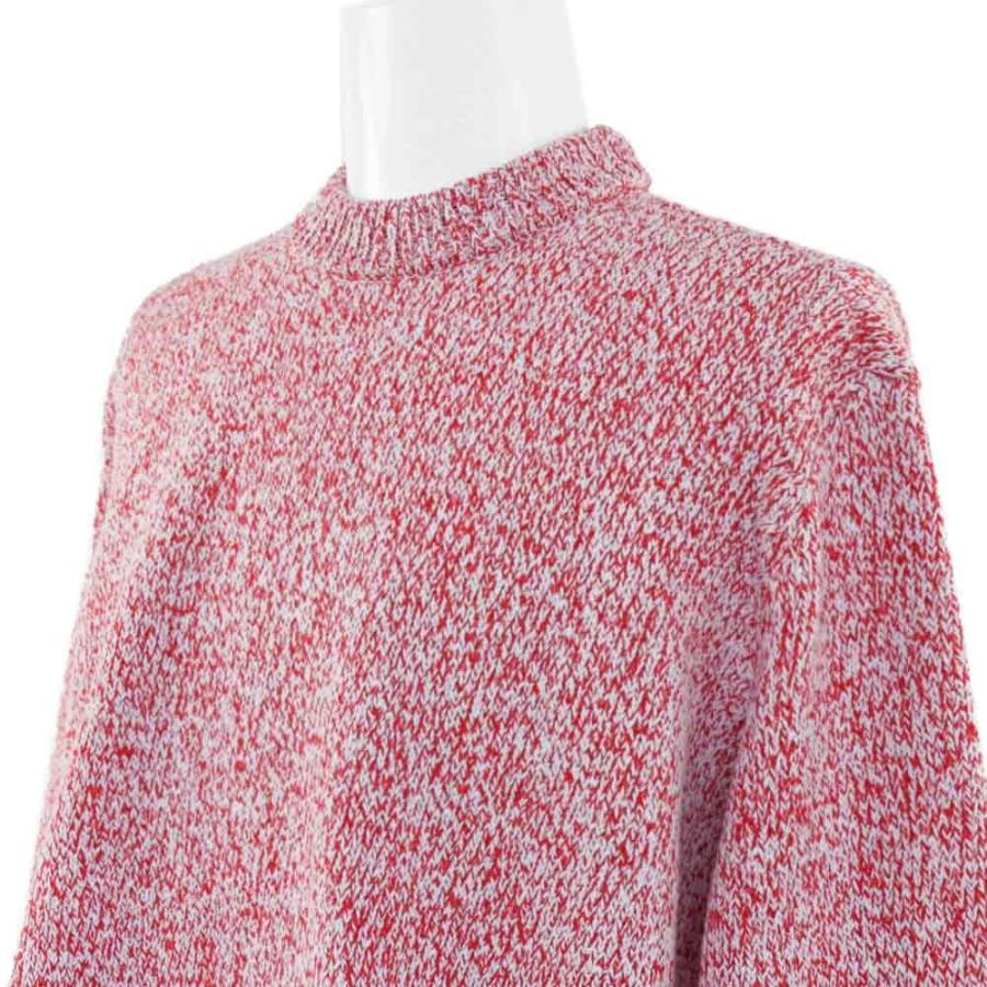 BALENCIAGA 美品・バレンシアガ 長袖・メランジコットンミックスニット  