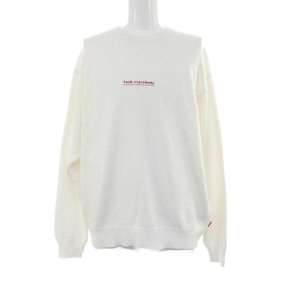 Supreme 超美品・シュプリーム 19SS Fuck Everybody Sweater Supreme 超美品・シュプリーム 19SS Fuck Everybody Sweater