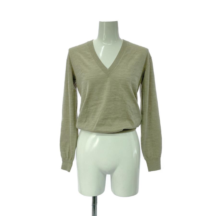 CELINE セリーヌ Vネック ニット・セータートップス/2A567395D/XS