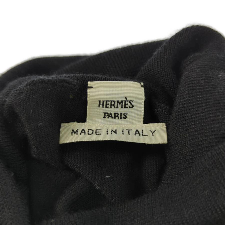HERMES エルメス カシミヤ シルク タートルネック ニット