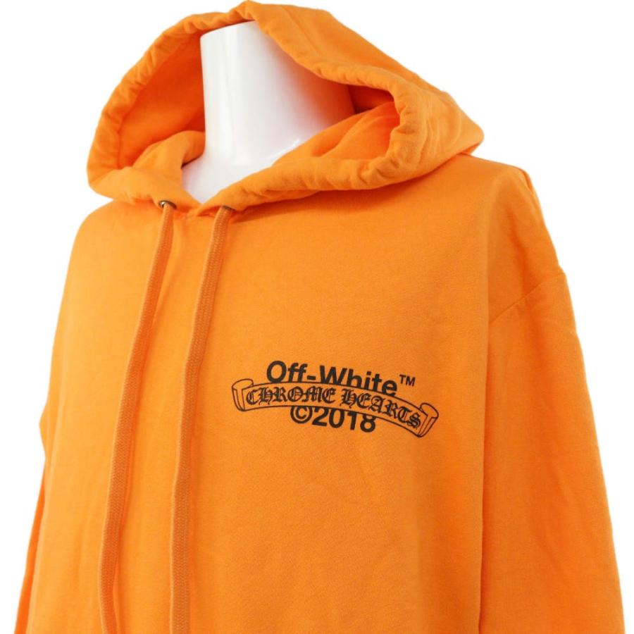 Off-White Chrome Hearts パーカー 2018 Mサイズ Chrome Hearts × Off-White Chrome Heart x Off-White 2018