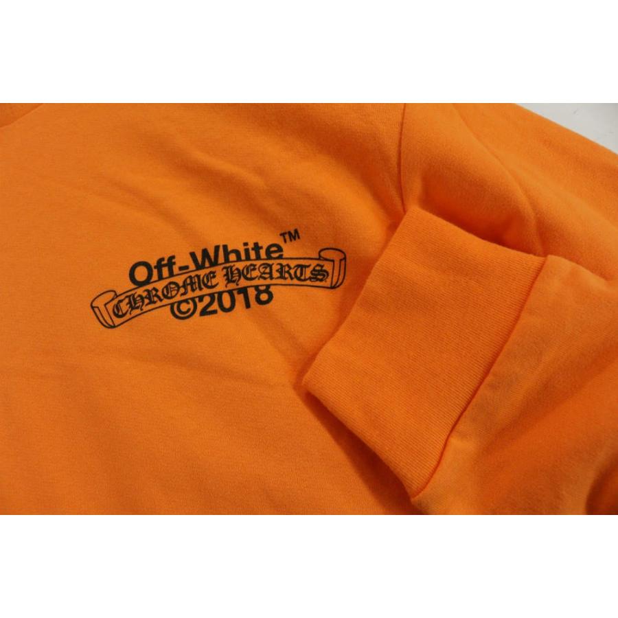クロムハーツ Off-White(オフホワイト)・バックロゴプリントプル