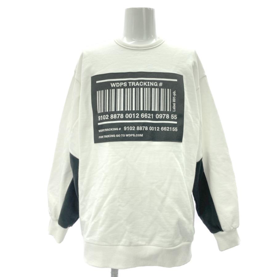 SHAREEF（シャリーフ） BARCODE BIG SWEAT・刺しゅうワッペン プル 