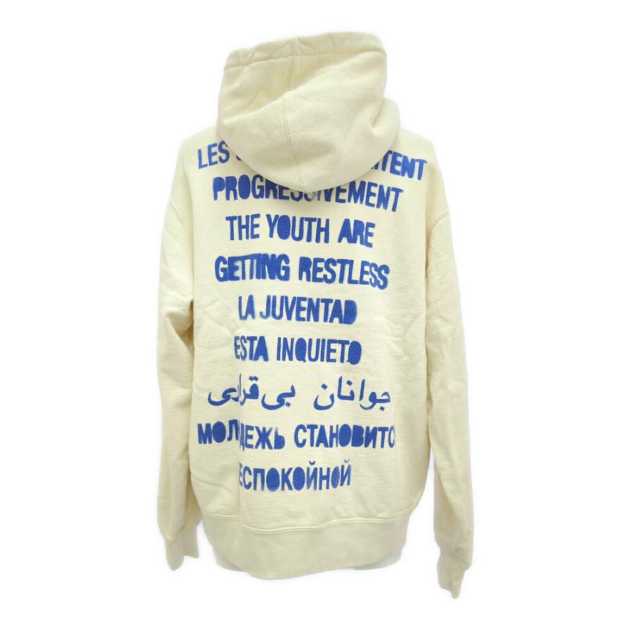 ホワイトパーカー シュプリーム L Supreme × COMME des GARCONS Box Logo 白 シュプリーム