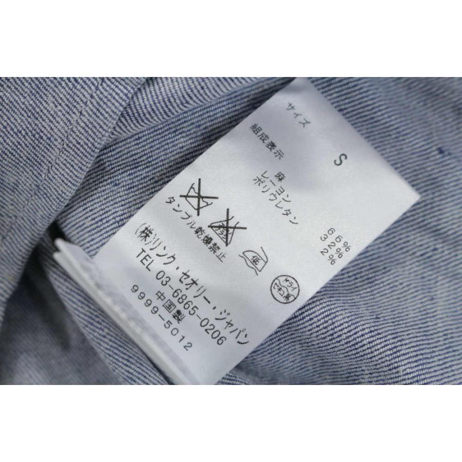 theory（セオリー） リネン混 ノースリーブブラウストップス/01 