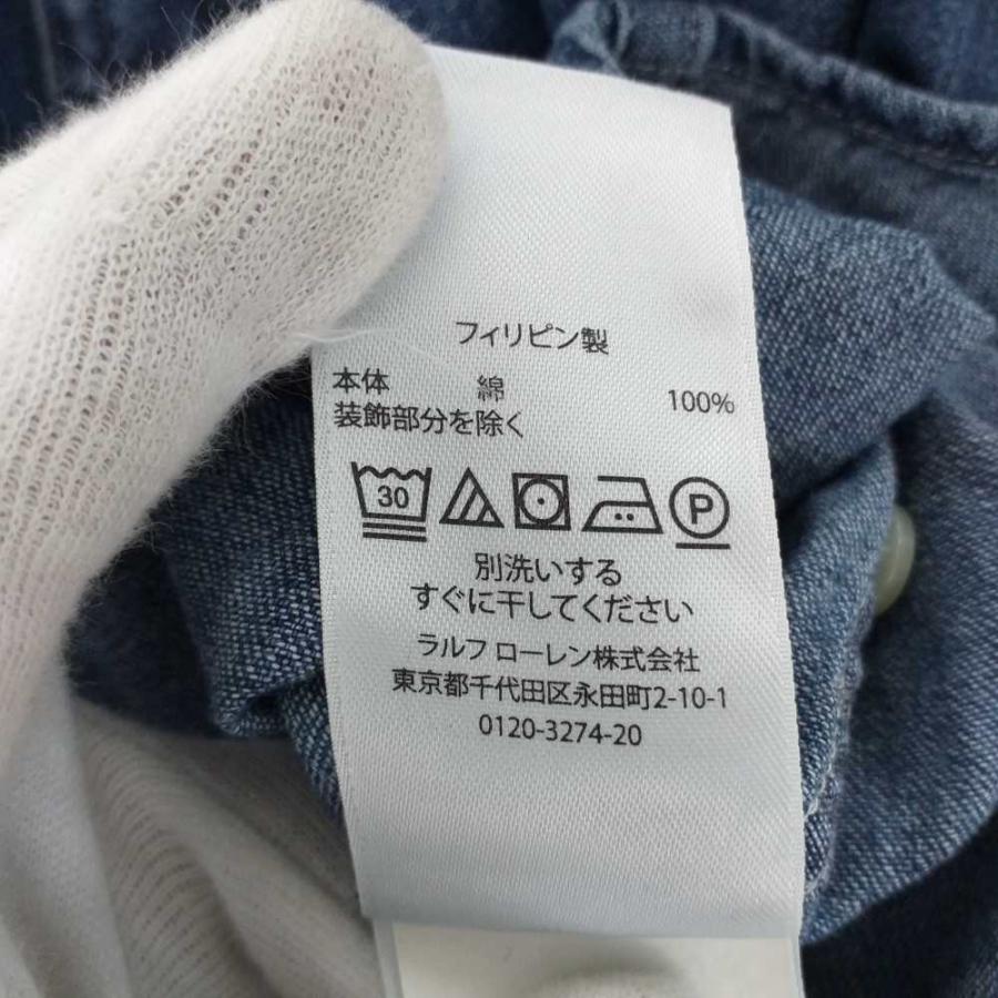 ポロラルフローレン 長袖・シャツトップス デニム リボンネック 19SS