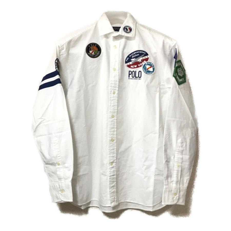 未使用★ポロラルフローレン 長袖・シャツトップス ワッペン /M/ホワイト/POLO RALPH LAUREN 翌日配送可/b200404/337955 :TSHB0348M:リファスタ・Yahoo!ショッピング店 - 通販 - Yahoo!ショッピング