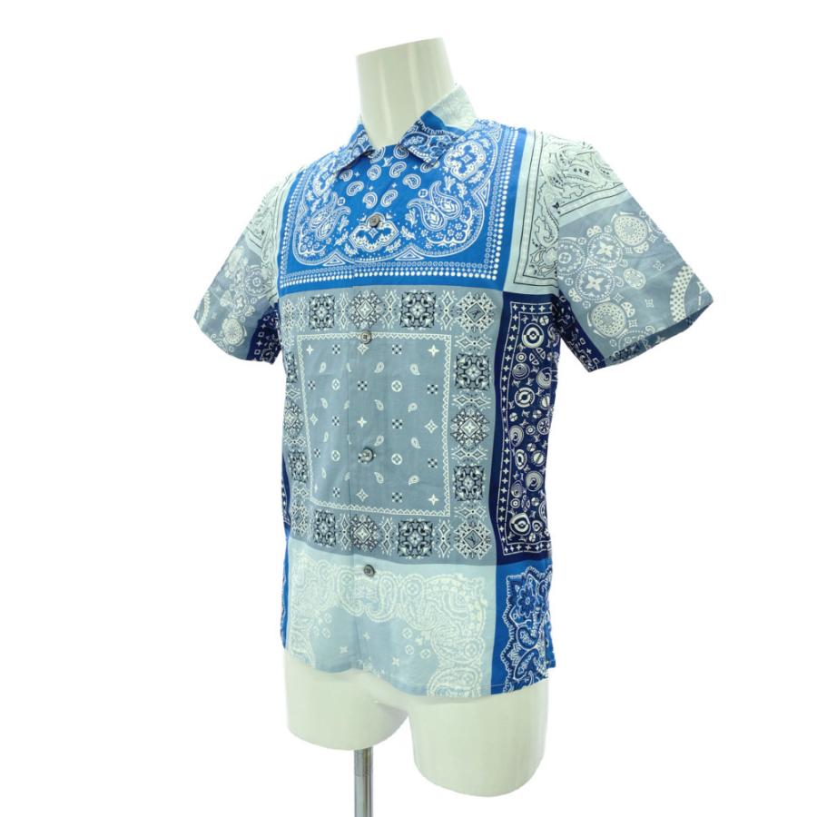 【美品】ルイヴィトン LOUIS VUITTON ペイズリー バンダナ柄 シャツ ルイヴィトン ペイズリー柄 バンダナ柄・シャツ・ブラウス