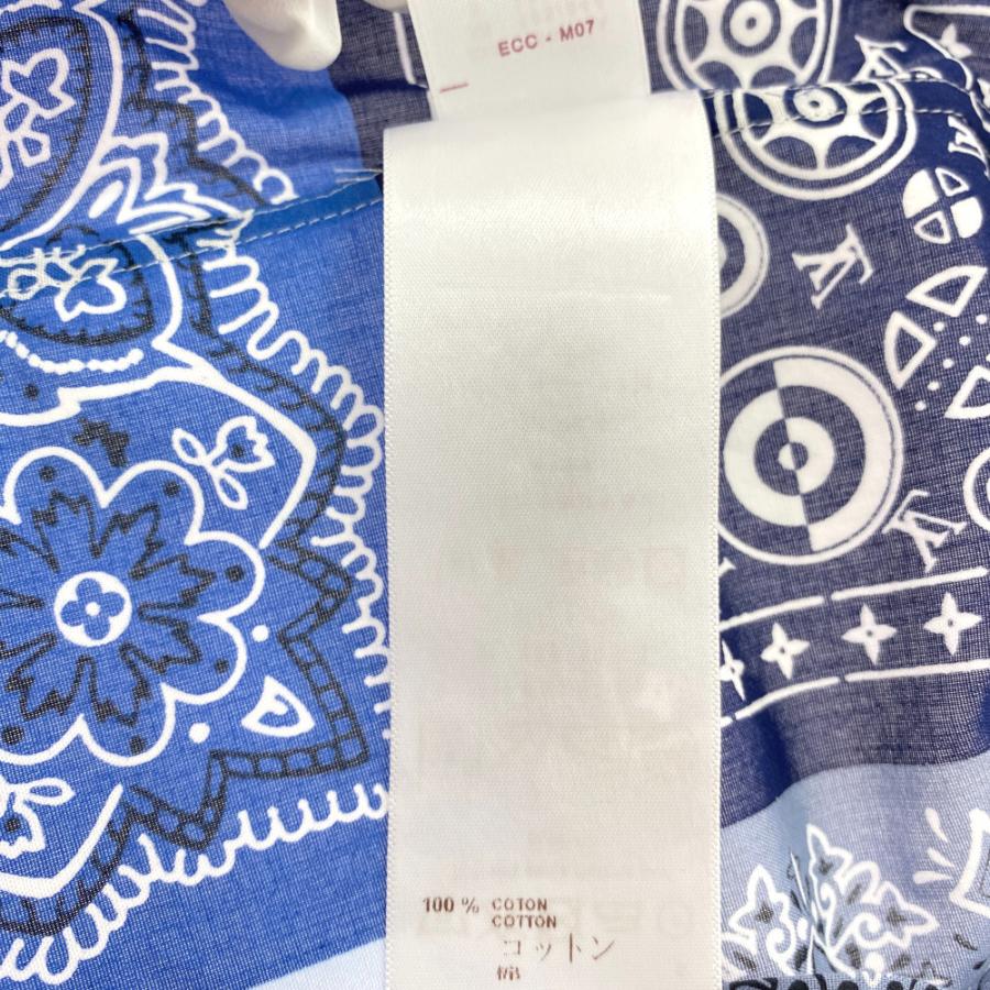 LOUIS VUITTON バンダナ柄 ペイズリー Tシャツ 半袖 XL Louis Vuitton】【ペイズリー】【バンダナ】【イタリア製