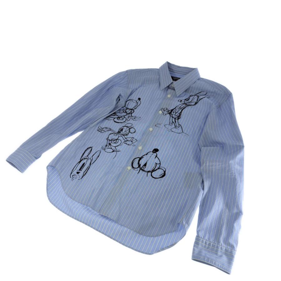 L様　コムデギャルソン　DEUX ディズニーコラボ　ミッキー　ストライプ COMME des GARCONS HOMME DEUX コムデギャルソンオムドゥ DISNEY