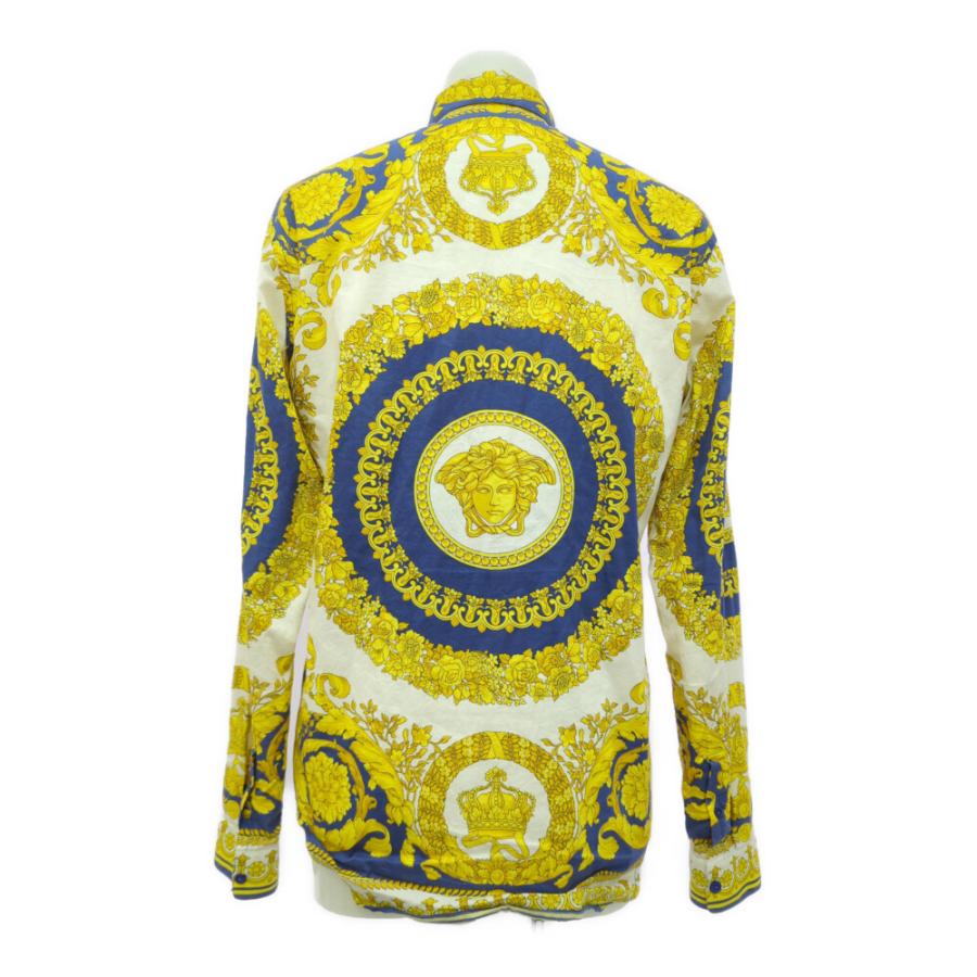 VERSACE ヴェルサーチ コットン メデューサ柄 長袖 絵柄 シャツ