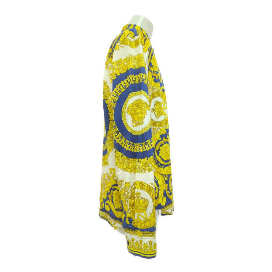 VERSACE ヴェルサーチ コットン メデューサ柄 長袖 絵柄 シャツ