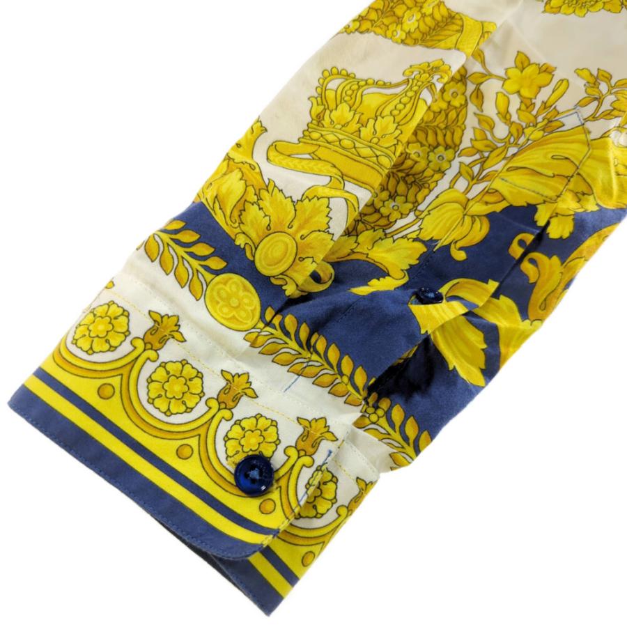 VERSACE ヴェルサーチ コットン メデューサ柄 長袖 絵柄 シャツ