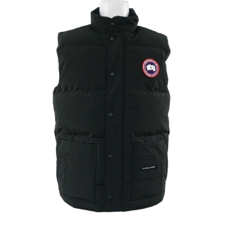 CANADA GOOSE ブラック フリースタイルベスト S/P