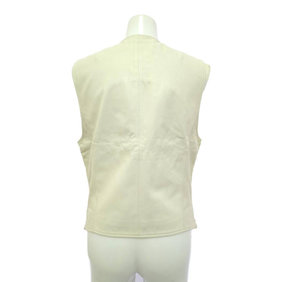 HELMUT LANGヘルムートラング レザーベスト（定価57,200円） HELMUT LANG（ヘルムートラング） ラムレザー ・レザーベスト