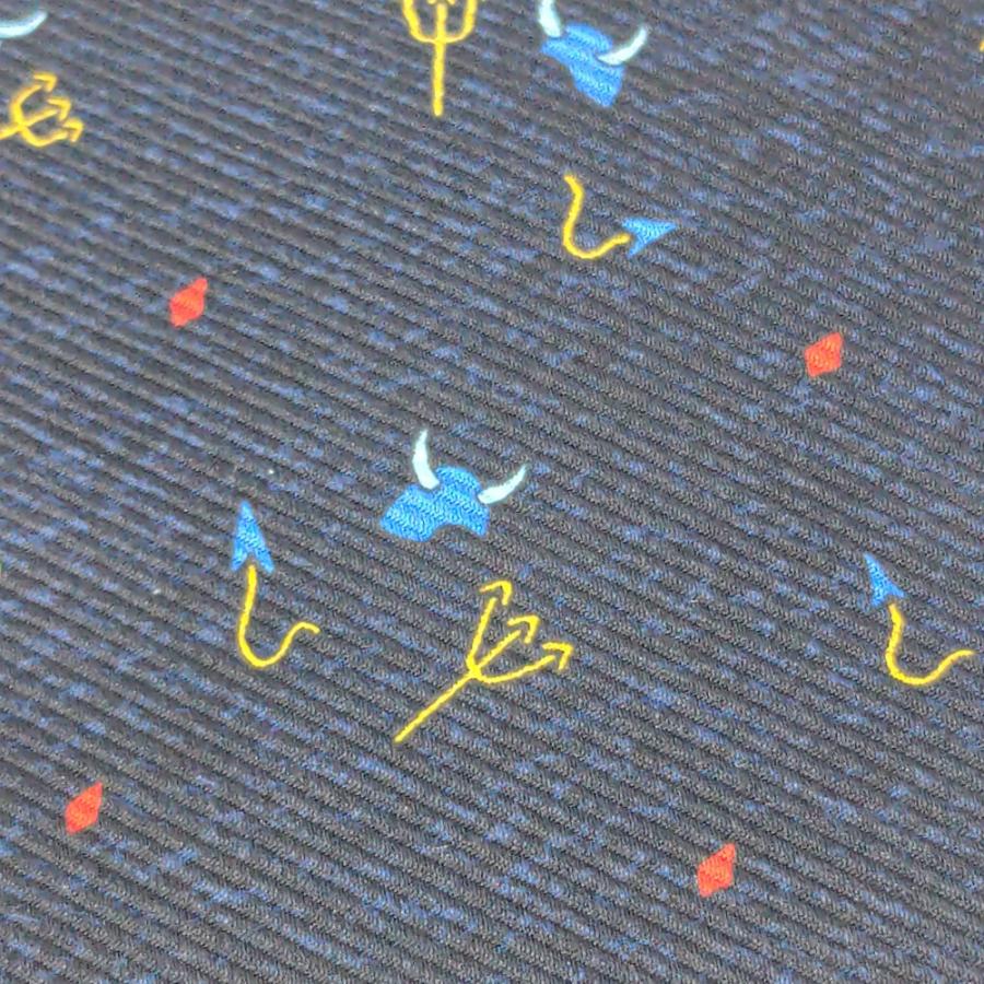 未使用 ダブル BVLGARI ネイビー ヘキサゴン ネクタイ BVLGARI】即対応 ダブル ネクタイ (Bvlgari/ネクタイ) 98522526