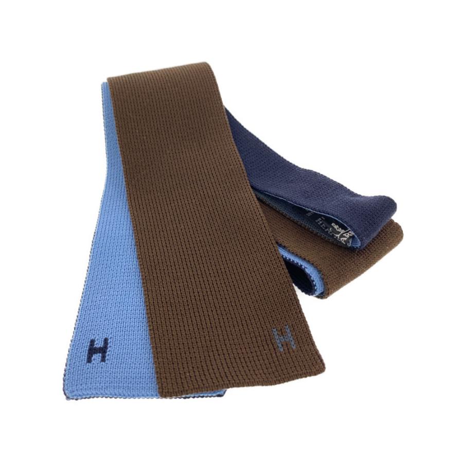 HERMES エルメス キャトルタン・シルクニット(角タイ)スクエア HERMES エルメス キャトルタン・シルクニット(角タイ)スクエア