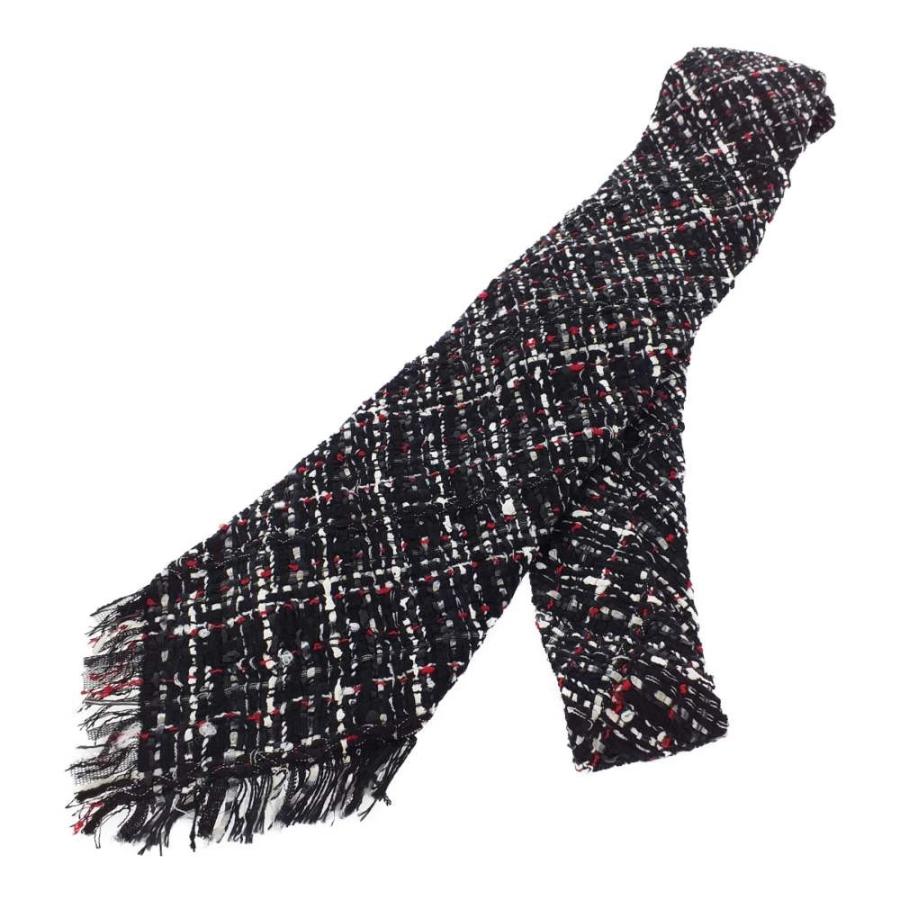 CHANEL シャネル 05P・ワイド・ツイードネクタイ/M3048/ブラック