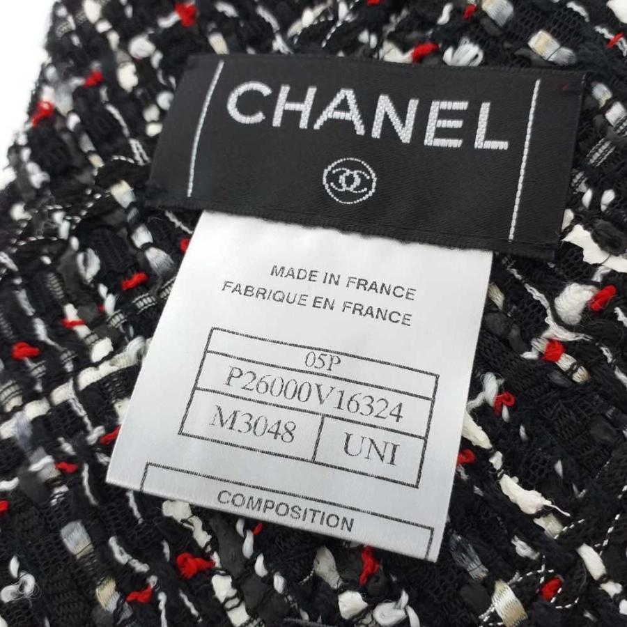 CHANEL（シャネル） 05P・ワイド・ツイードネクタイ/M3048/ブラック
