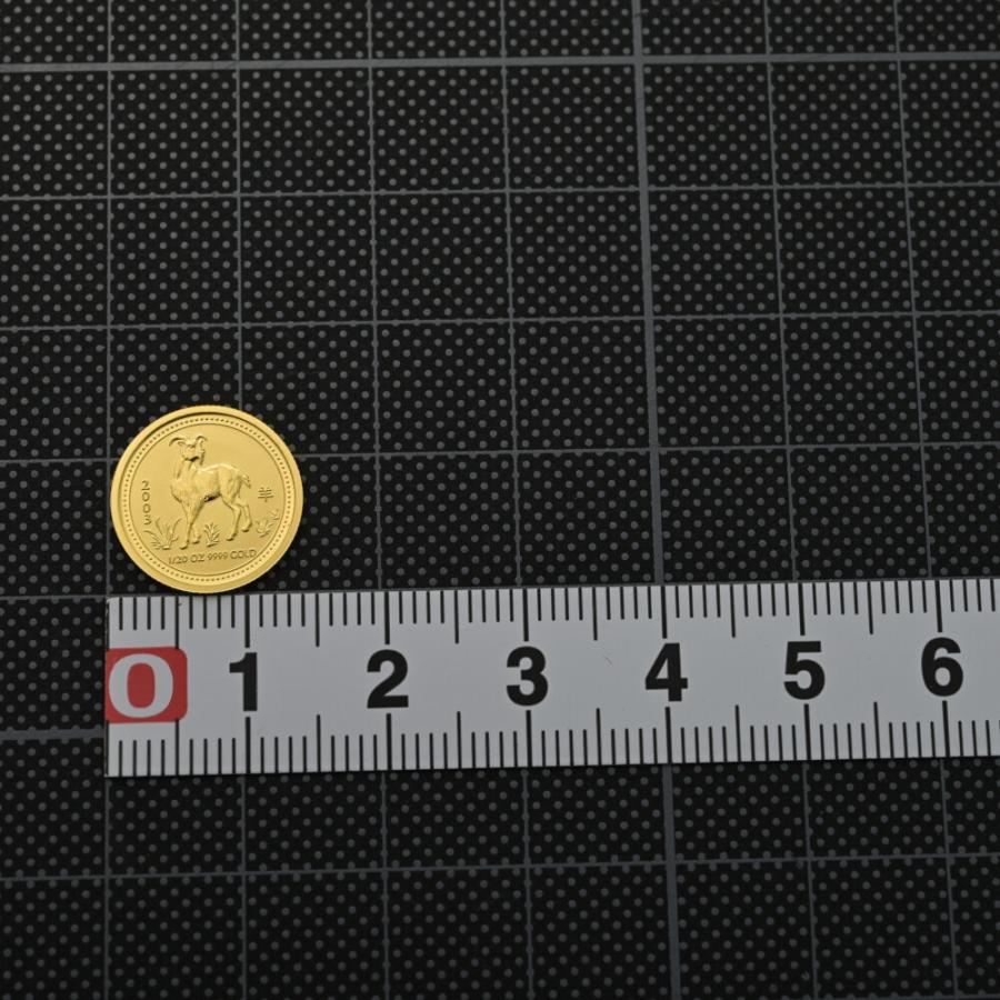 地金資産 王立オーストラリア造幣局 未 干支 1/20 oz オンス 5ドル 金